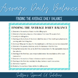 Finding Average Daily Balance (Credit Card Statement)