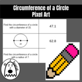 Finding Circumference of a Circle Pixel Art