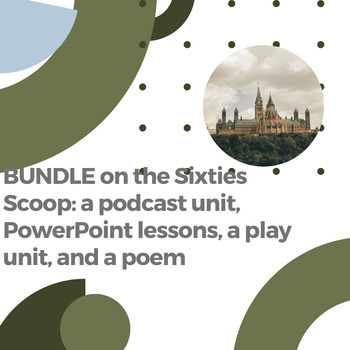 Preview of 60s Scoop Unit bundle: Lessons, podcast journal, a play, and projects! EFP/NBE