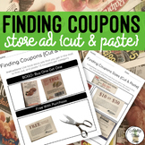 Finding Coupons - Store Ad {Cut & Paste} Worksheets