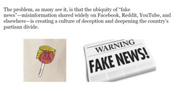 Preview of Finding Credible Sources, Internet Bias, and Fake News (Full Lesson)