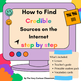 Finding Credible Sources on the Internet Step by Step