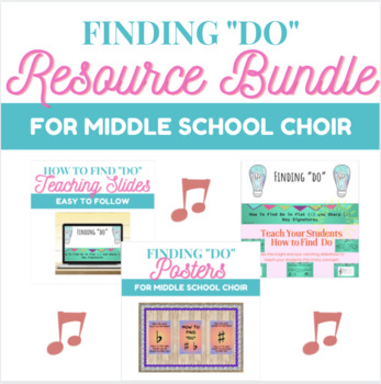 Preview of Finding "Do" Key Signatures Bundle for Middle School Choir