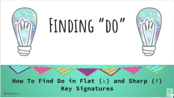 Preview of Finding "Do" Teaching Slideshow for Middle School Choir