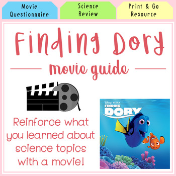 Preview of Finding Dory Movie Guide l Questions l Worksheets