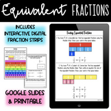 Finding Equivalent Fractions Lesson - Digital Google Slide