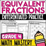 Finding Equivalent Fractions Worksheets 4th Grade Math