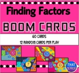 Finding Factors Boom Cards