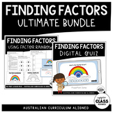 Finding Factors: Factor Rainbow Worksheets & Digital Activ