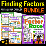 Finding Factors Printable Game and Digital Task Cards Bundle