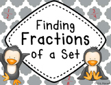 Finding Fractions of a Set {Penguin Theme}