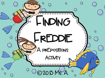 Preview of Finding Freddie - A Positional Words Activity