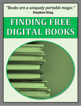 Preview of Finding Free Digital Books (Novels, Textbooks, etc.)