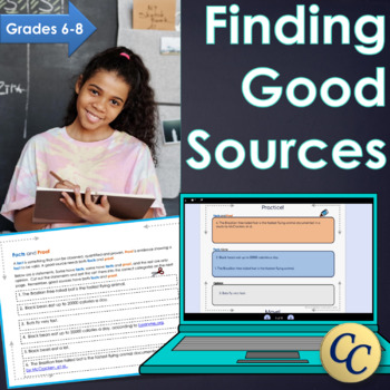 Preview of Finding Good Sources How to Research Using Reliable Sources for Print or Easel