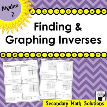 Preview of Finding & Graphing Inverses Practice