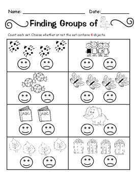 Finding Groups of 1-10 by Kindergarten Swag | Teachers Pay Teachers