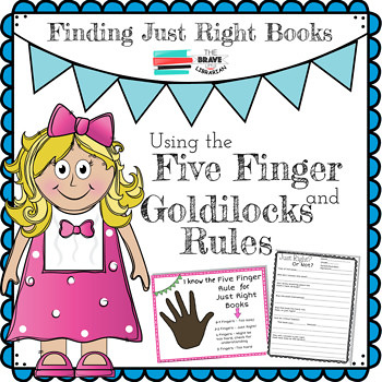 Preview of Finding Just Right Books Using the Five Finger and Goldilocks Rules
