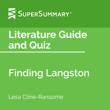 Preview of Finding Langston Literature Guide & Quiz