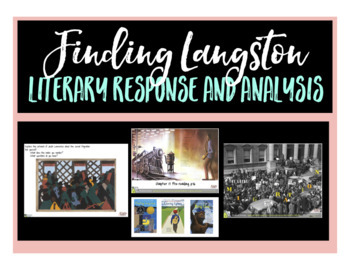 Preview of Finding Langston Novel and Poetry Study