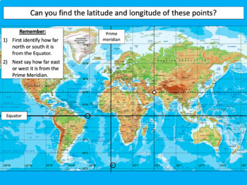 world map longitude teaching resources teachers pay teachers