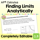 Finding Limits Analytically (AP Calculus - Unit 1)