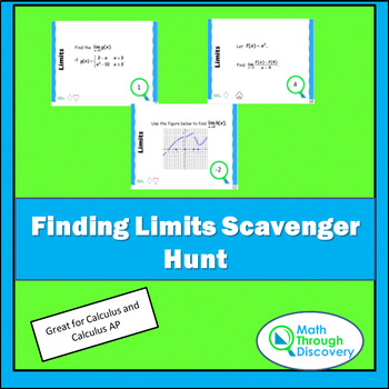 Preview of Calculus - Finding Limits Scavenger Hunt