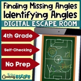 Finding Missing Angles 4th Grade Math Digital Escape Room 