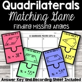 Finding Missing Angles in Quadrilaterals