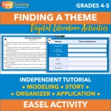 Finding Multiple Themes - Made for Easel Literature Activities