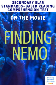 Preview of Finding Nemo (2003) Movie Multiple-Choice Analysis & Comprehension Test