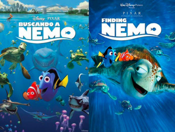 Preview of Finding Nemo Movie Guide in English & Spanish | Buscando a Nemo