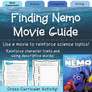 Preview of Finding Nemo Movie Guide l Questions l Worksheets
