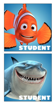 Preview of Finding Nemo Student Tags