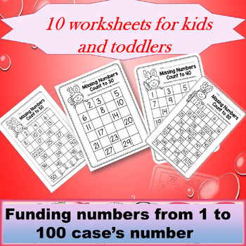 Preview of Finding Numbers From 1 to 100 For Kids