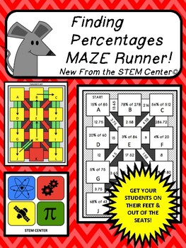 Preview of Finding Percentages Maze