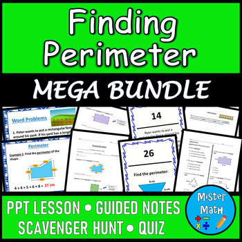 Preview of Finding Perimeter MEGA BUNDLE