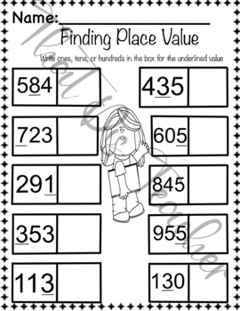 Preview of Finding Place Value Handout