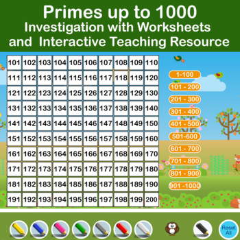 Preview of Prime Numbers - Search and identify