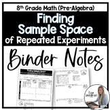Finding Sample Space of Repeated Experiments Binder Notes 
