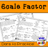 Finding Scale Factor of Similar Figures Practice Activity 