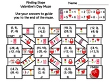 Finding Slope Activity: Valentine's Day Math Maze