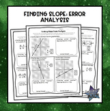 Finding Slope: Error Analysis