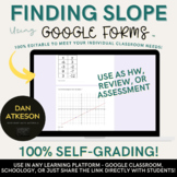 Finding Slope Google Forms™ Self-Grading Quiz or Review｜ 2