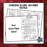 Finding Slope: No-Prep Notes