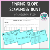 Finding Slope Scavenger Hunt - Self Checking