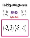 Finding Slope Using Formula BINGO (Mrs Math)