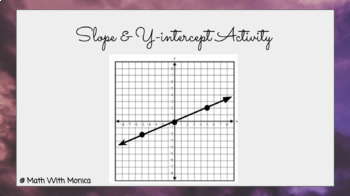 Preview of Finding Slope and Y-intercept