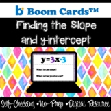 Finding Slope and y-intercept  BOOM™ Cards