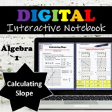 Finding Slope from Ordered Pairs, Tables & Graphs⭐ Digital