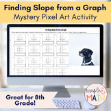 Finding Slope from a Graph 8th Grade Digital Mystery Pixel